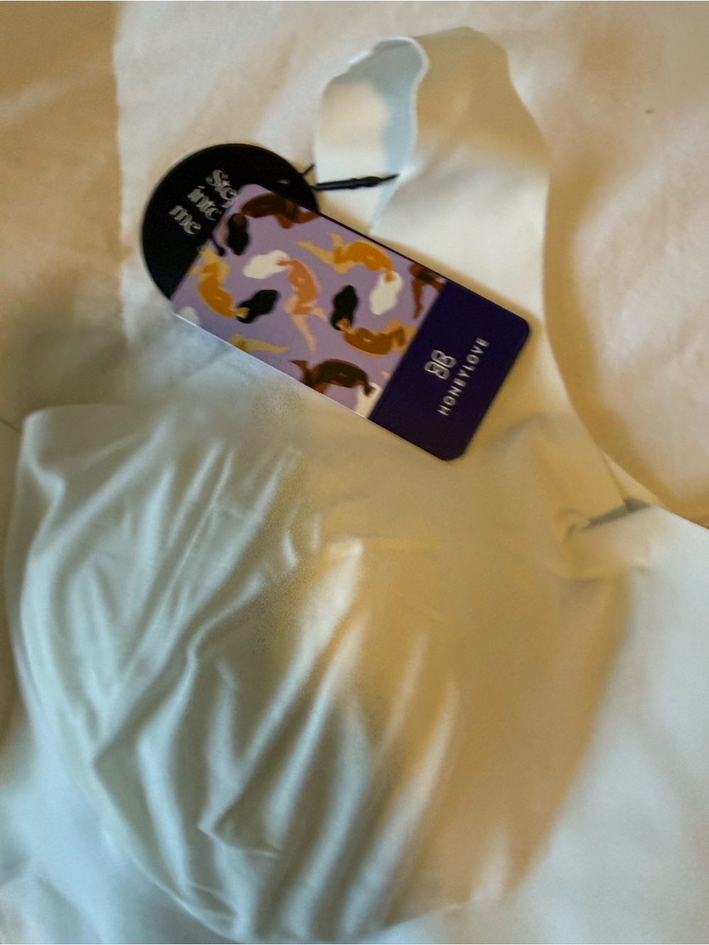 Hourglass Shapewear Cheeky Bodysuit - Light Cream honeylove - Picture 3 of 4